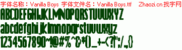 查看字体及作者详细介绍