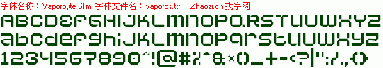 查看字体及作者详细介绍