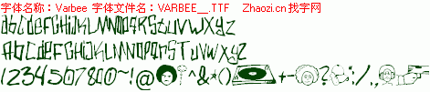 查看字体及作者详细介绍