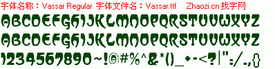 查看字体及作者详细介绍