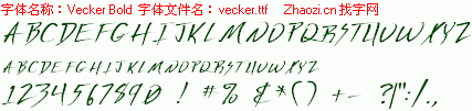 查看字体及作者详细介绍