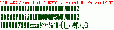 查看字体及作者详细介绍