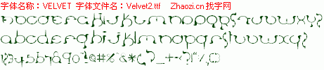查看字体及作者详细介绍