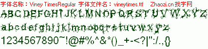查看字体及作者详细介绍