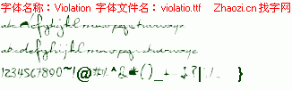 查看字体及作者详细介绍