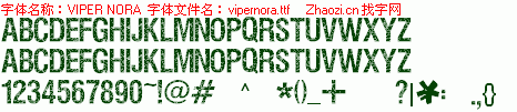 查看字体及作者详细介绍