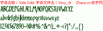 查看字体及作者详细介绍