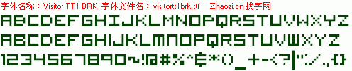 查看字体及作者详细介绍