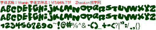 查看字体及作者详细介绍