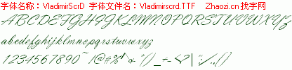 查看字体及作者详细介绍