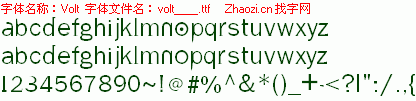 查看字体及作者详细介绍