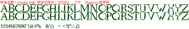 查看字体及作者详细介绍