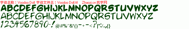 查看字体及作者详细介绍