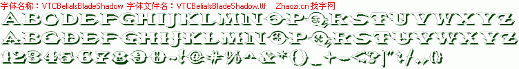 查看字体及作者详细介绍