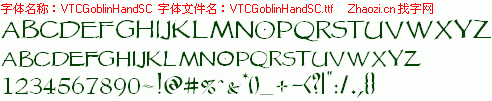 查看字体及作者详细介绍