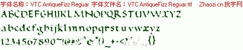 查看字体及作者详细介绍