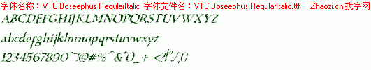 查看字体及作者详细介绍