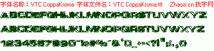 查看字体及作者详细介绍