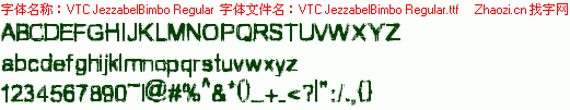 查看字体及作者详细介绍