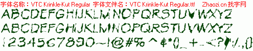 查看字体及作者详细介绍