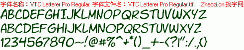 查看字体及作者详细介绍