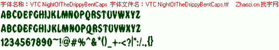 查看字体及作者详细介绍