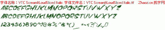 查看字体及作者详细介绍