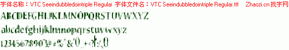 查看字体及作者详细介绍