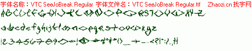 查看字体及作者详细介绍