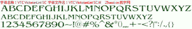 查看字体及作者详细介绍