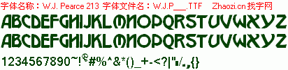 查看字体及作者详细介绍