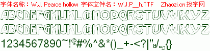 查看字体及作者详细介绍