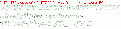 查看字体及作者详细介绍