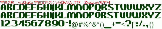 查看字体及作者详细介绍