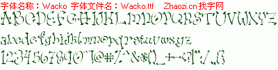查看字体及作者详细介绍