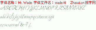 查看字体及作者详细介绍