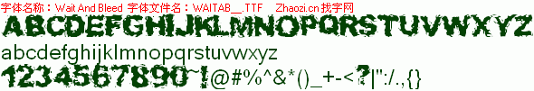 查看字体及作者详细介绍