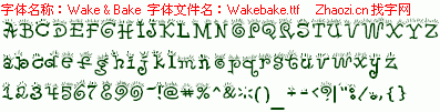 查看字体及作者详细介绍