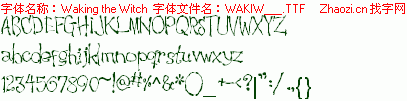 查看字体及作者详细介绍