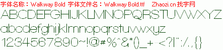 查看字体及作者详细介绍