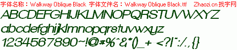 查看字体及作者详细介绍