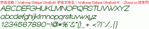 查看字体及作者详细介绍