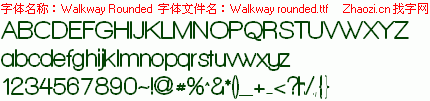 查看字体及作者详细介绍