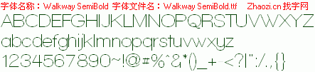 查看字体及作者详细介绍