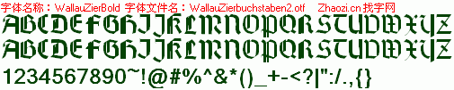 查看字体及作者详细介绍