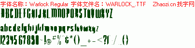 查看字体及作者详细介绍