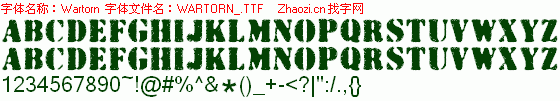 查看字体及作者详细介绍