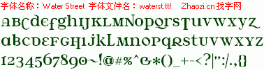 查看字体及作者详细介绍