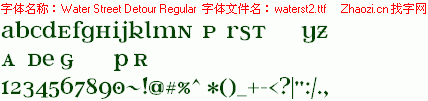 查看字体及作者详细介绍
