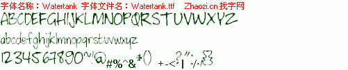 查看字体及作者详细介绍